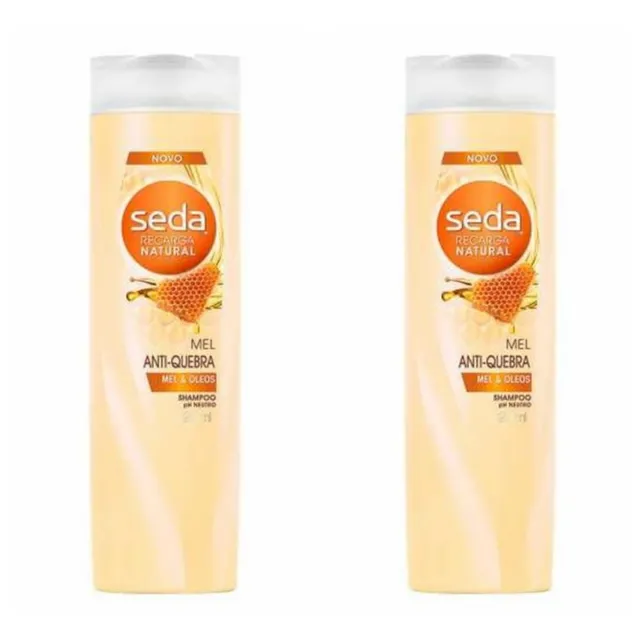 Kit c/2 Unidades de Shampoo Seda 325ml Anti-Quebra