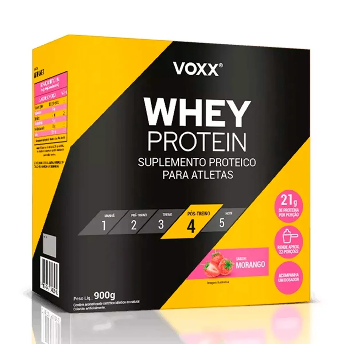 Whey Protein Sabor Morango 900G Voxx