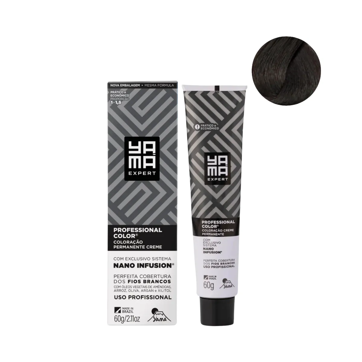 Yamá Coloração Permanente Nano Infusion 5.0 Castanho Claro | By Linda