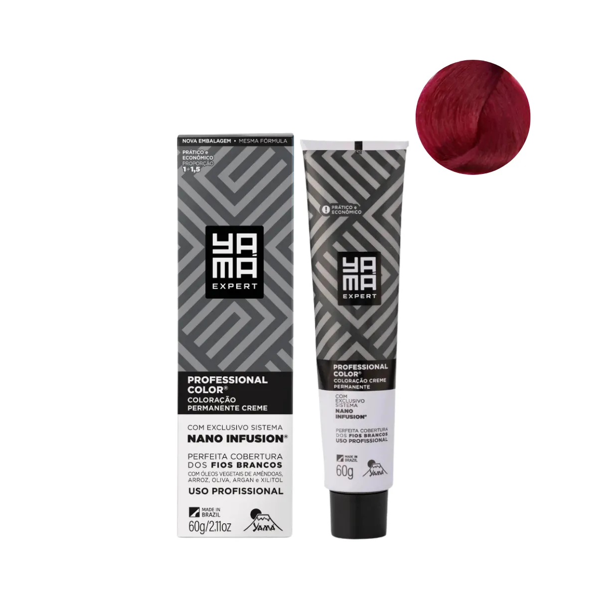 Yamá Color Nano Infusion 9.26 Loiro Muito Claro Irisado Avermelhado Marsala | By Linda