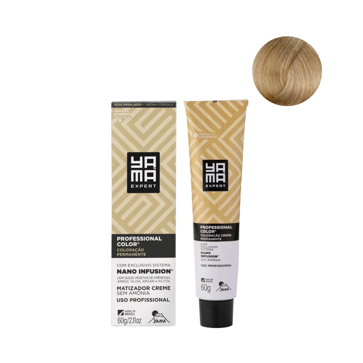 Yamá Color Nano Infusion 9.89 Loiro Muito Claro Perolado | By Linda